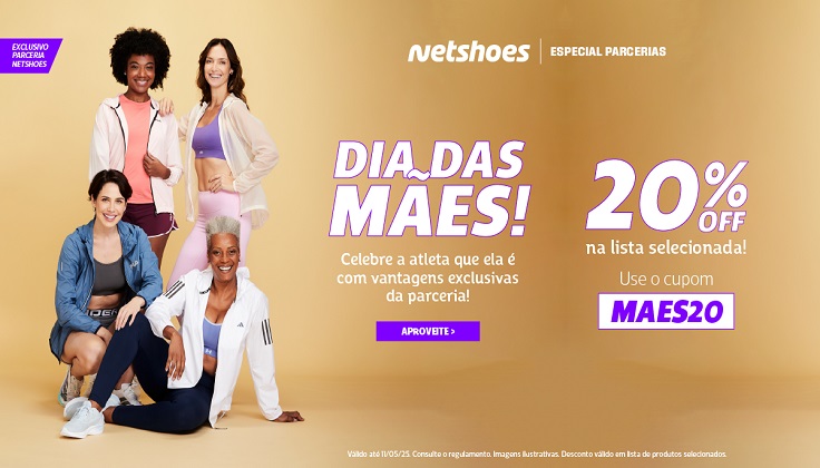 Netshoes Mães - Logo